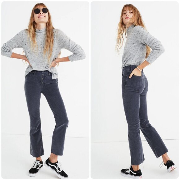 Athleta Pants - Athleta Charcoal Boot Cut Corduroy Pants